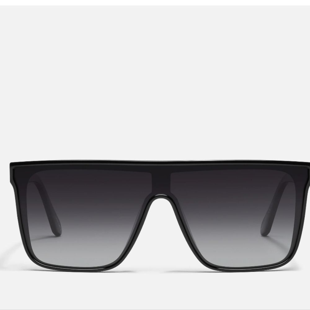 Quay Australia Nightfall Oversized Shield Polarized Sunglasses